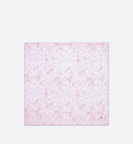 Toile de Jouy Newborn Gift Set • Pale Pink and White Muslin, Interlock and Cotton Velvet