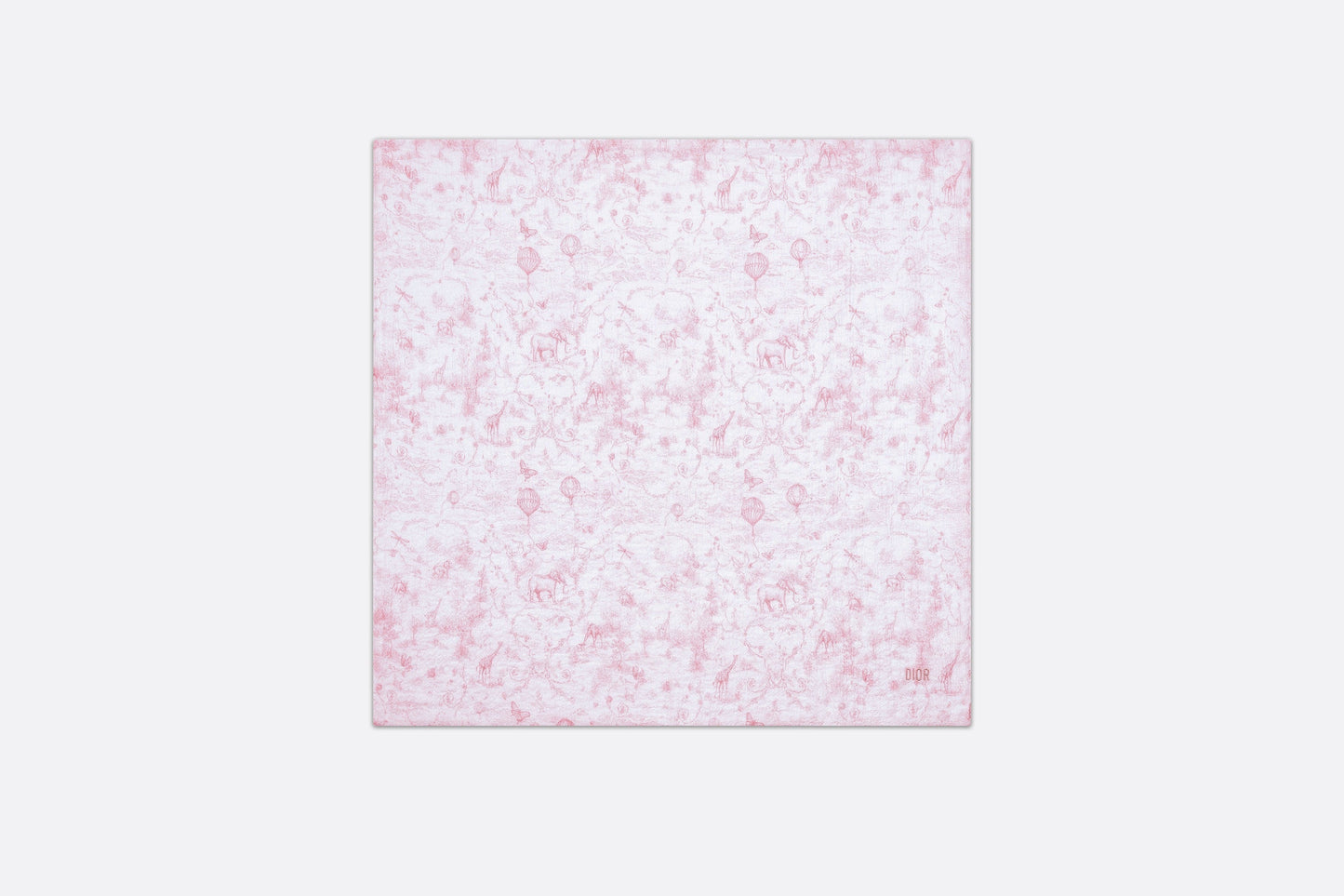 Toile de Jouy Newborn Gift Set • Pale Pink and White Muslin, Interlock and Cotton Velvet