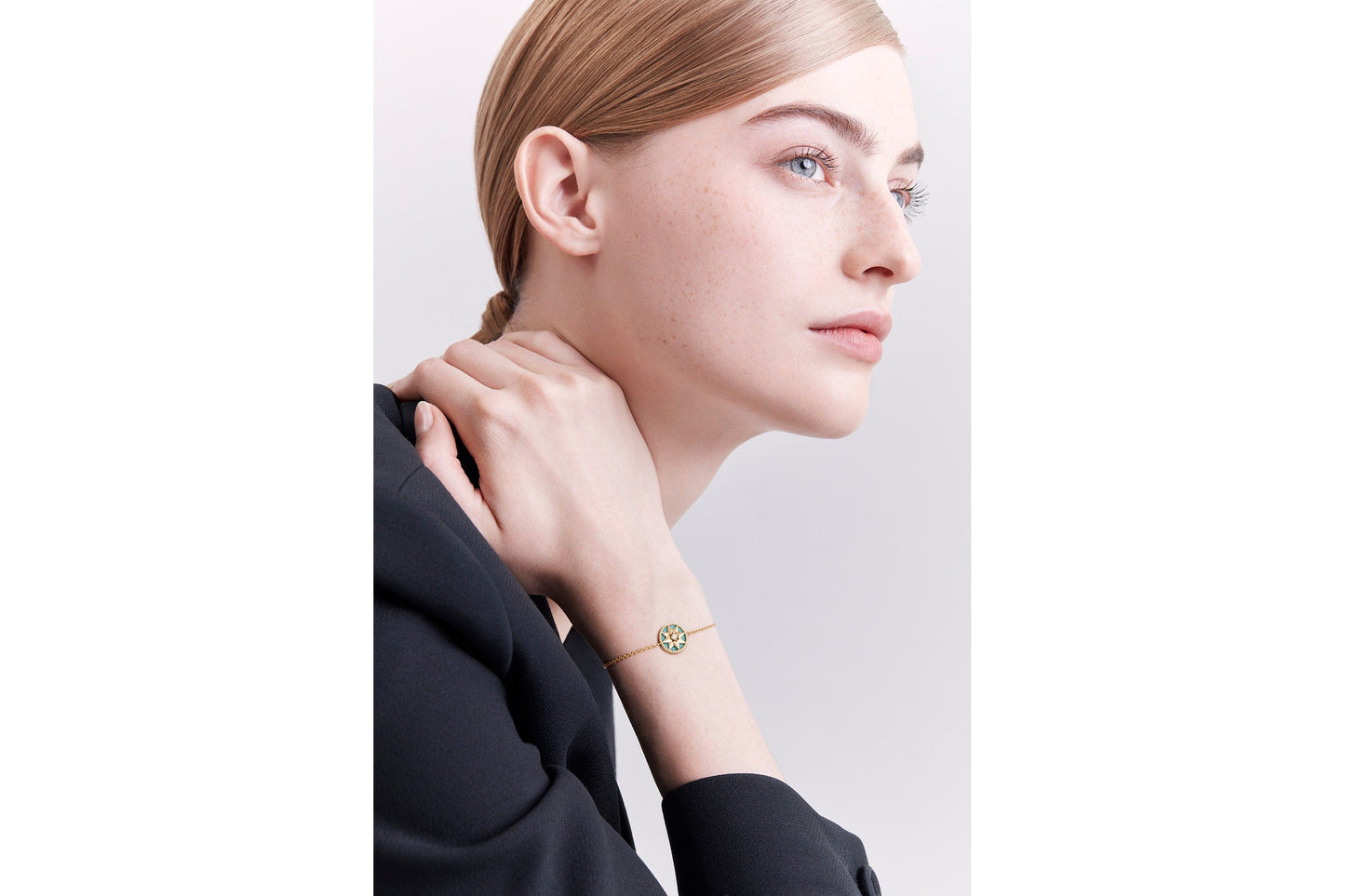 Rose Des Vents Bracelet • Yellow Gold, Diamond and Turquoise