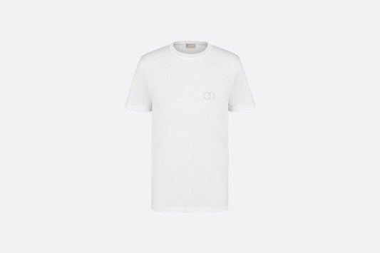 CD Icon T-Shirt • White Cotton Jersey