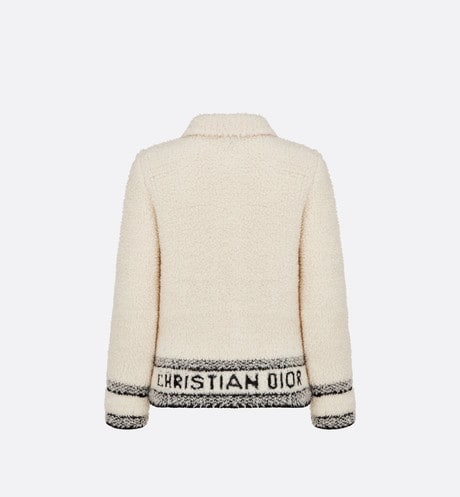 Caro Jacket • Ecru Technical Wool Fleece Knit