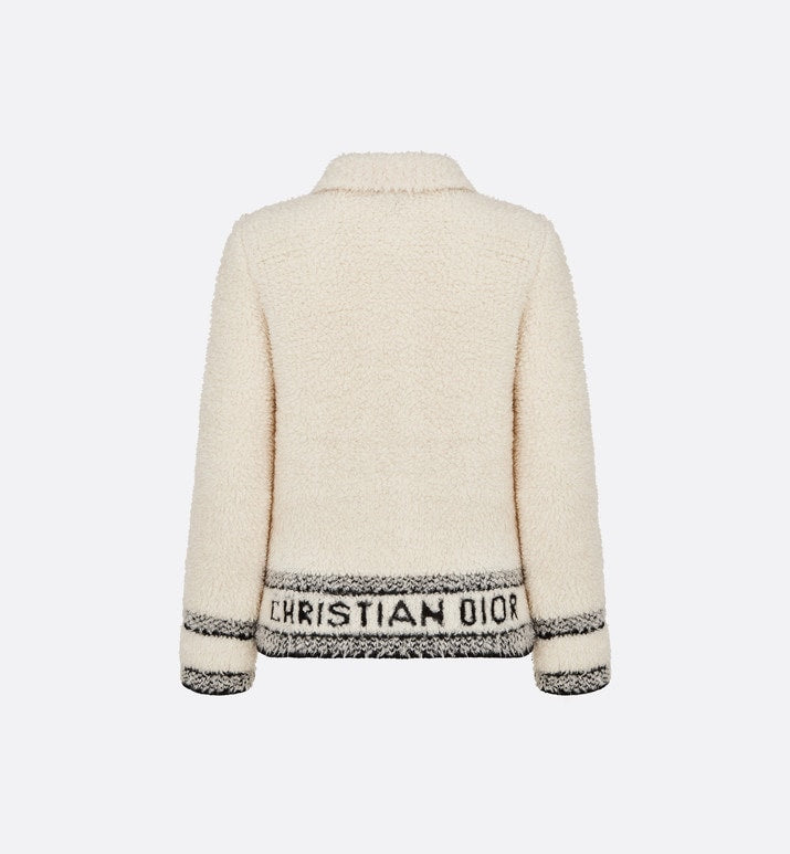 Caro Jacket • Ecru Technical Wool Fleece Knit