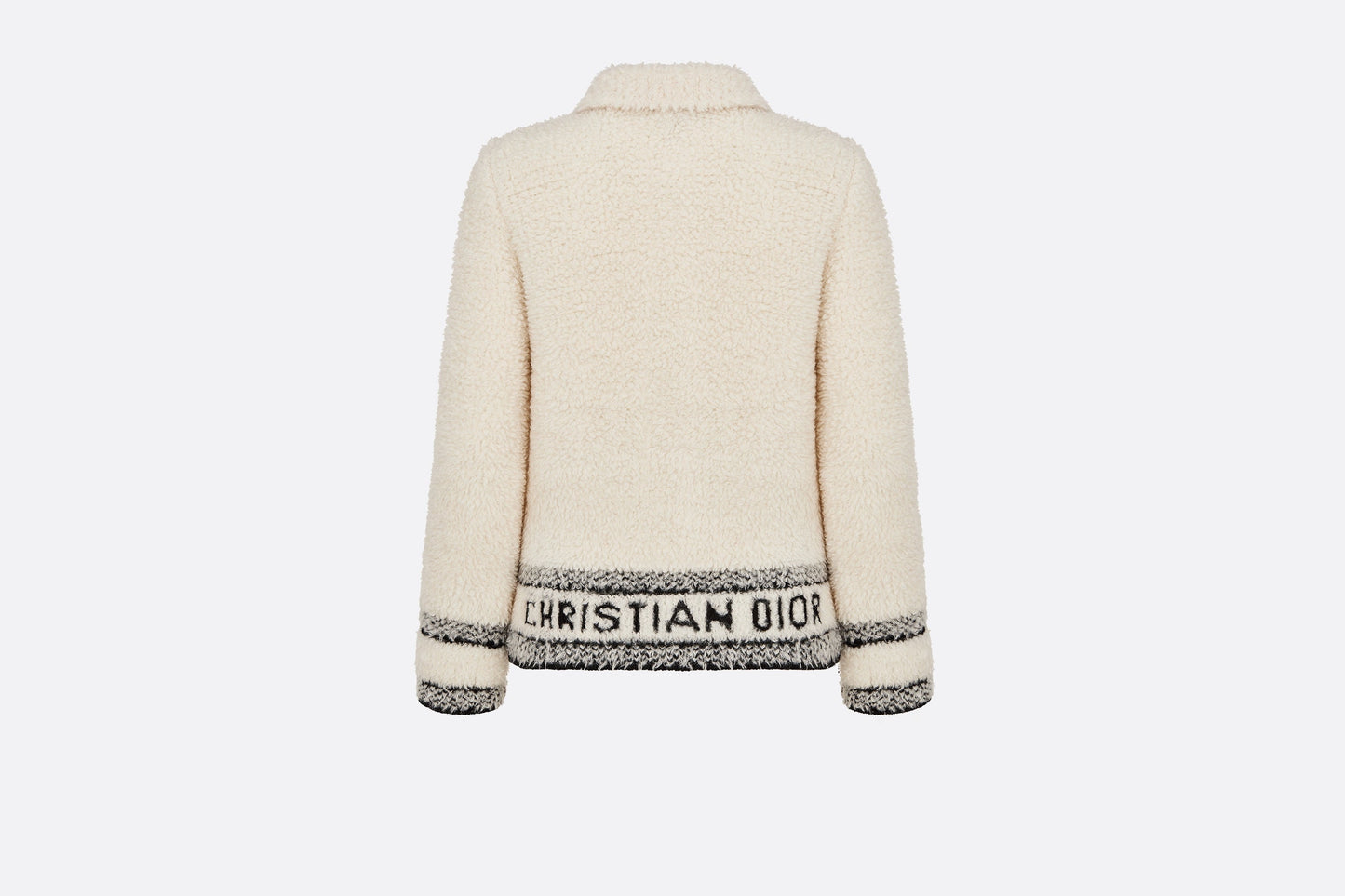 Caro Jacket • Ecru Technical Wool Fleece Knit