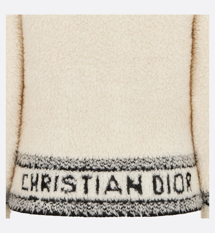 Caro Jacket • Ecru Technical Wool Fleece Knit