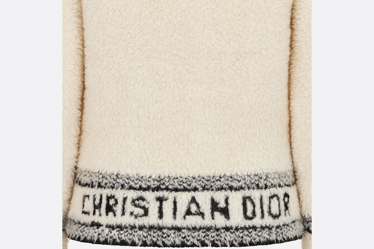 Caro Jacket • Ecru Technical Wool Fleece Knit