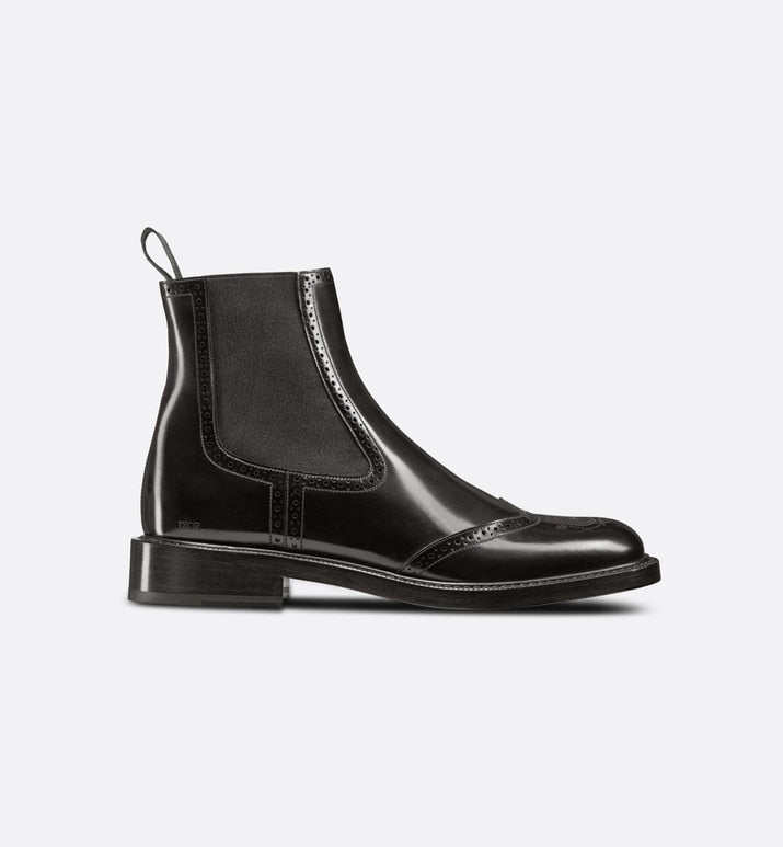Dior Evidence Chelsea Boot • Black Polished Calfskin