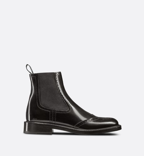 Dior Evidence Chelsea Boot • Black Polished Calfskin