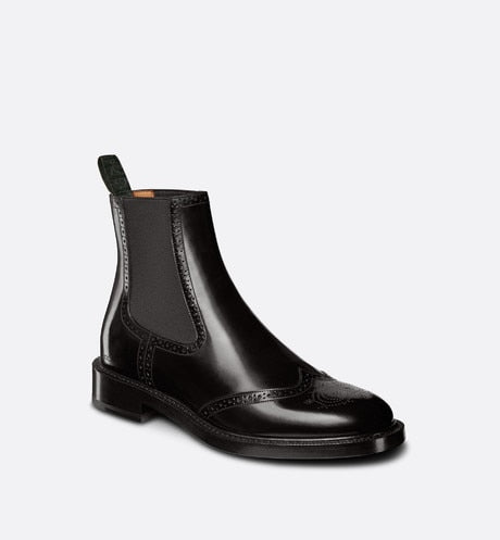 Dior Evidence Chelsea Boot • Black Polished Calfskin