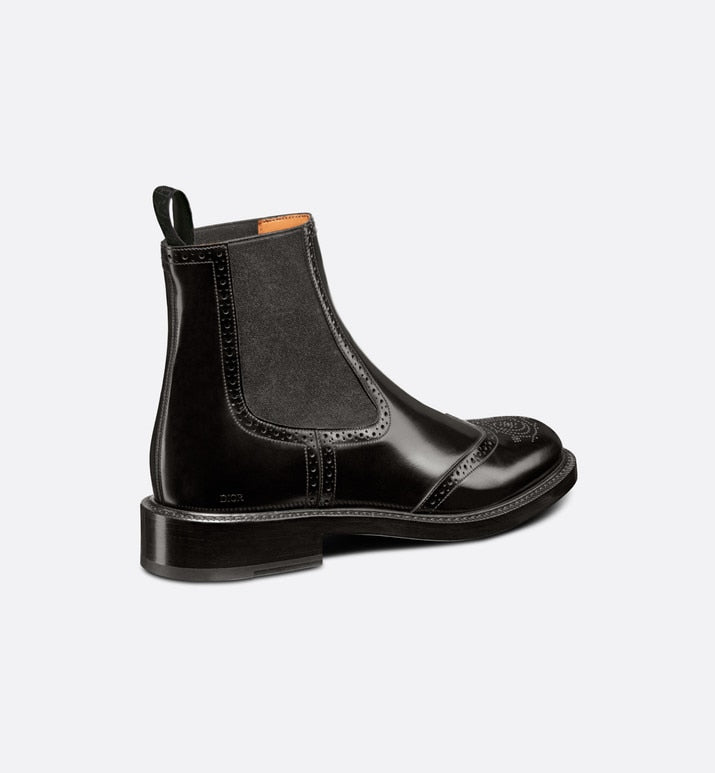 Dior Evidence Chelsea Boot • Black Polished Calfskin