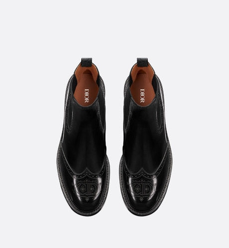 Dior Evidence Chelsea Boot • Black Polished Calfskin