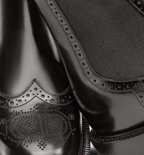 Dior Evidence Chelsea Boot • Black Polished Calfskin