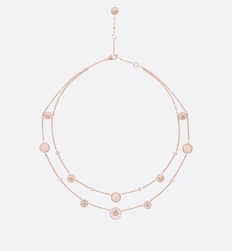 Rose Des Vents Necklace • Pink Gold, Diamonds and Mother-of-Pearl