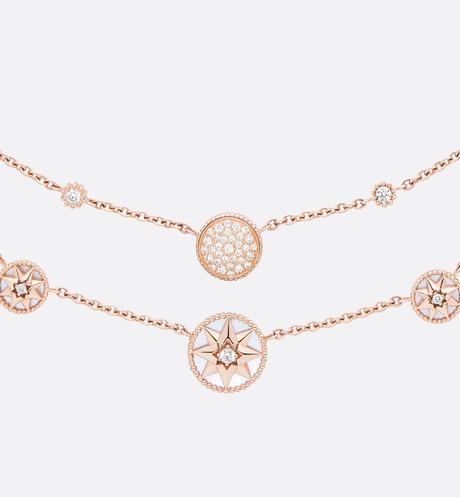 Rose Des Vents Necklace • Pink Gold, Diamonds and Mother-of-Pearl