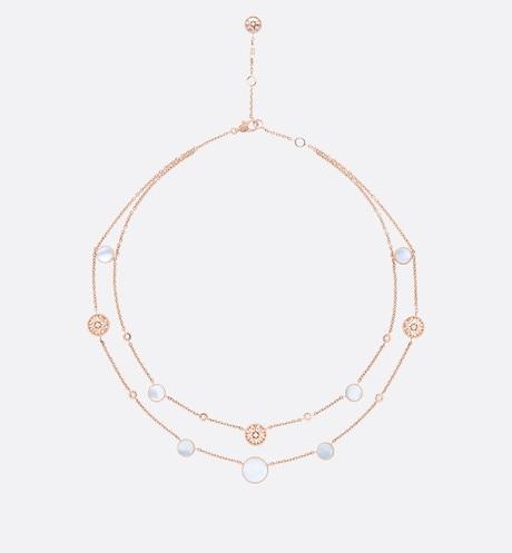 Rose Des Vents Necklace • Pink Gold, Diamonds and Mother-of-Pearl