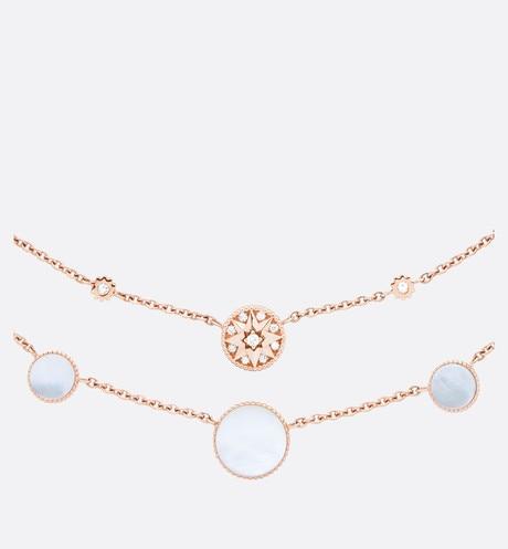 Rose Des Vents Necklace • Pink Gold, Diamonds and Mother-of-Pearl