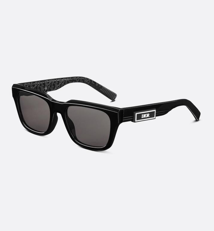 DiorB23 S1I • Black Rectangular Sunglasses