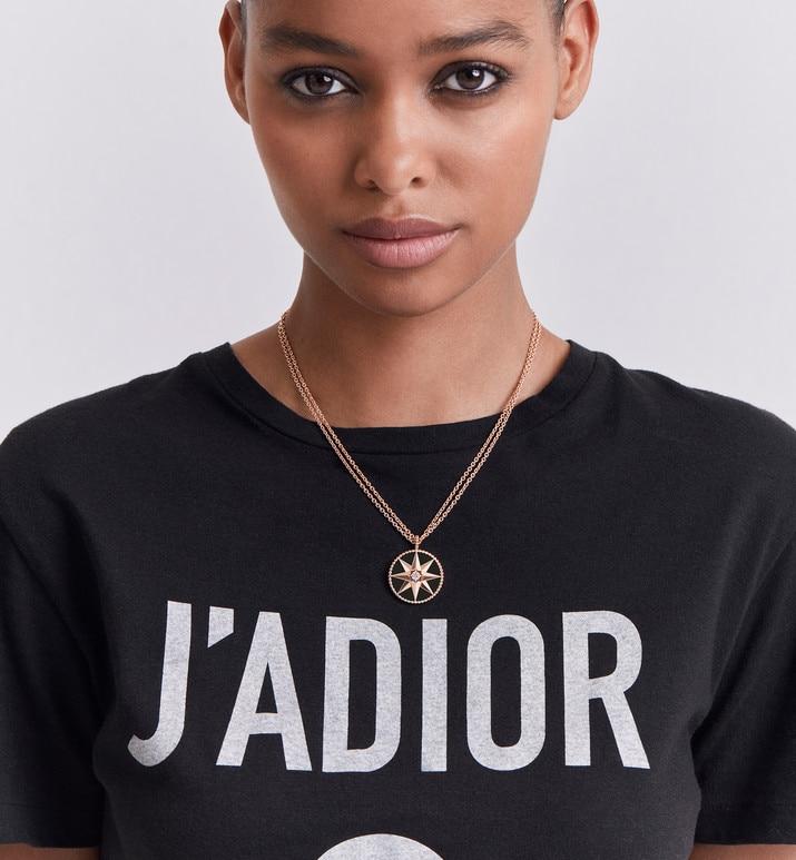 Large Rose Des Vents Medallion • Rose Gold, Diamond and Onyx