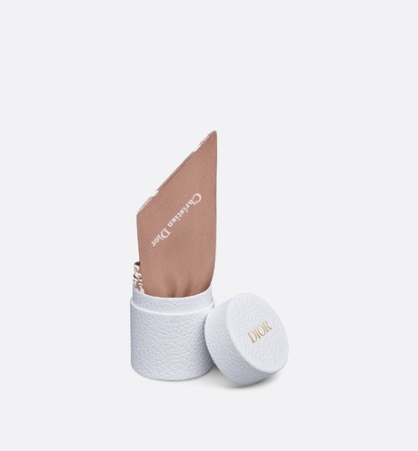 30 Montaigne Mitzah Scarf • Rose Des Vents and White Silk Twill