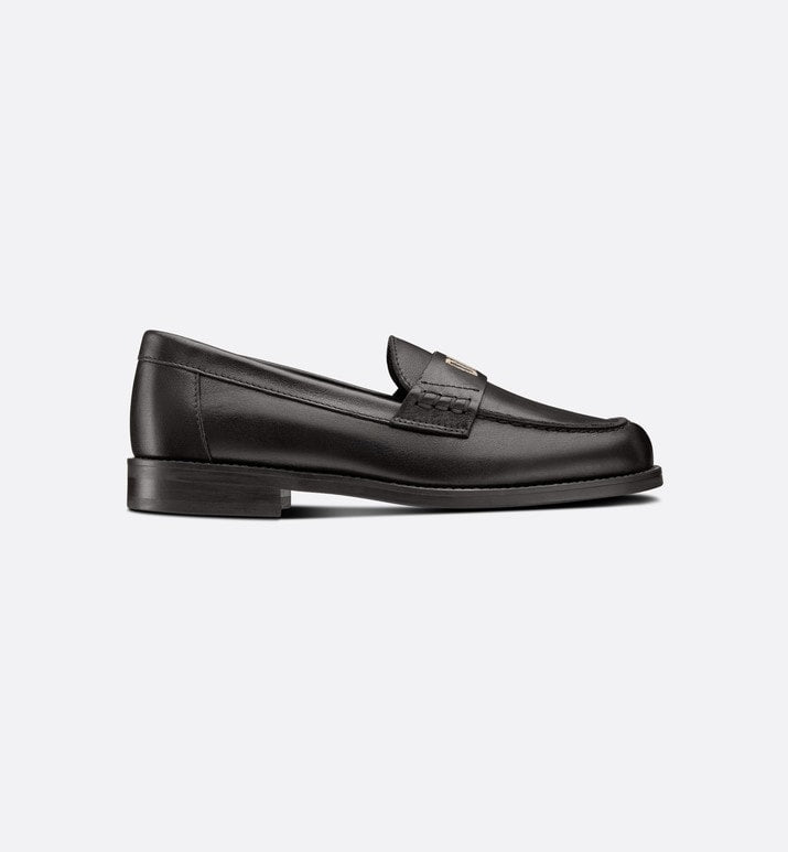 Kid's Loafer • Black Calfskin