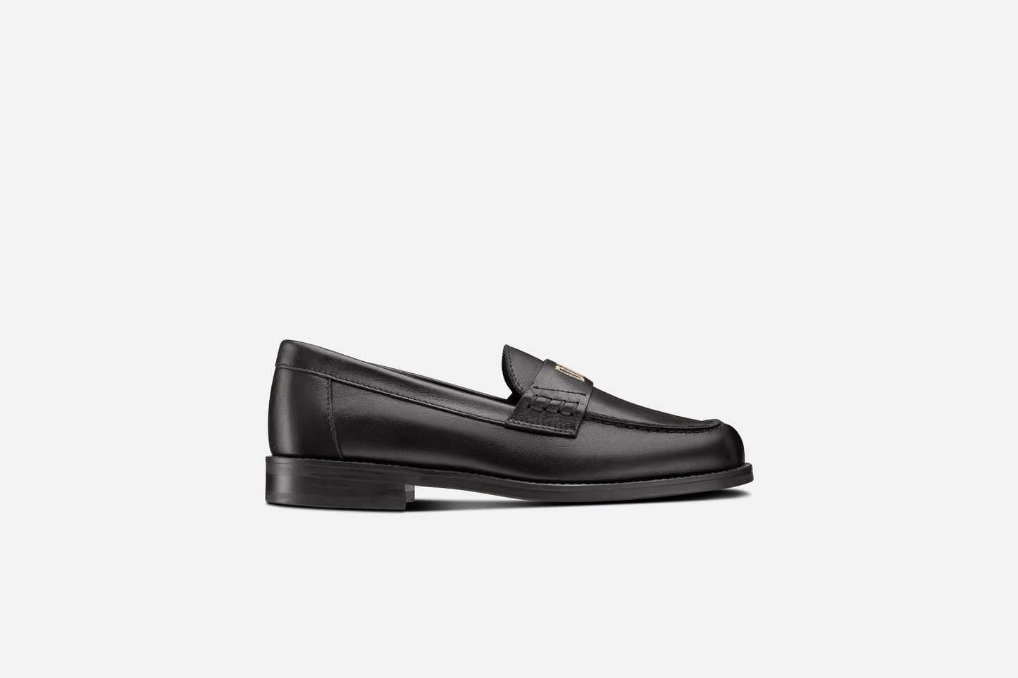 Kid's Loafer • Black Calfskin