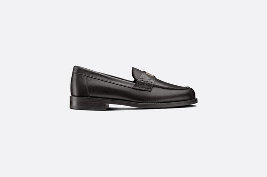 Kid's Loafer • Black Calfskin