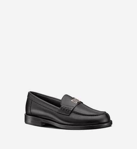 Kid's Loafer • Black Calfskin