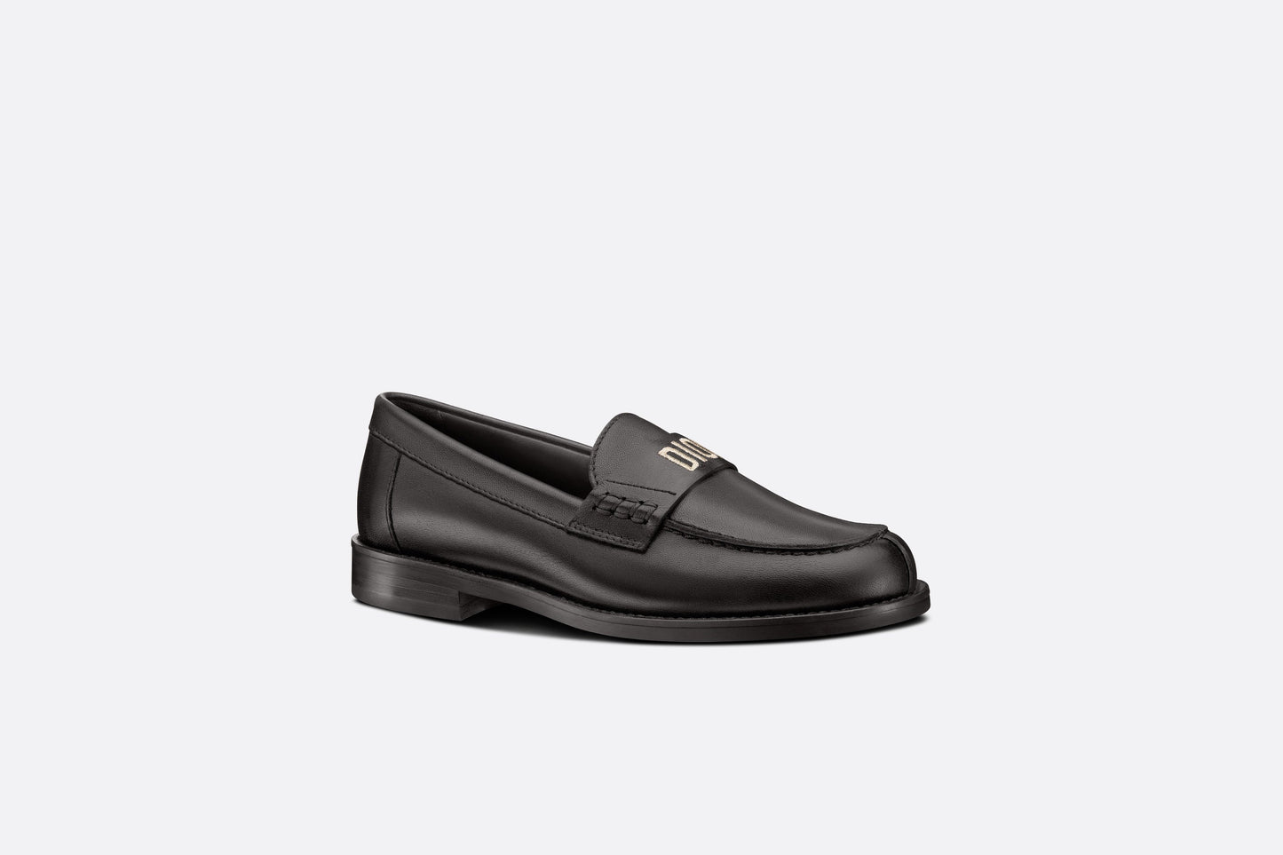 Kid's Loafer • Black Calfskin
