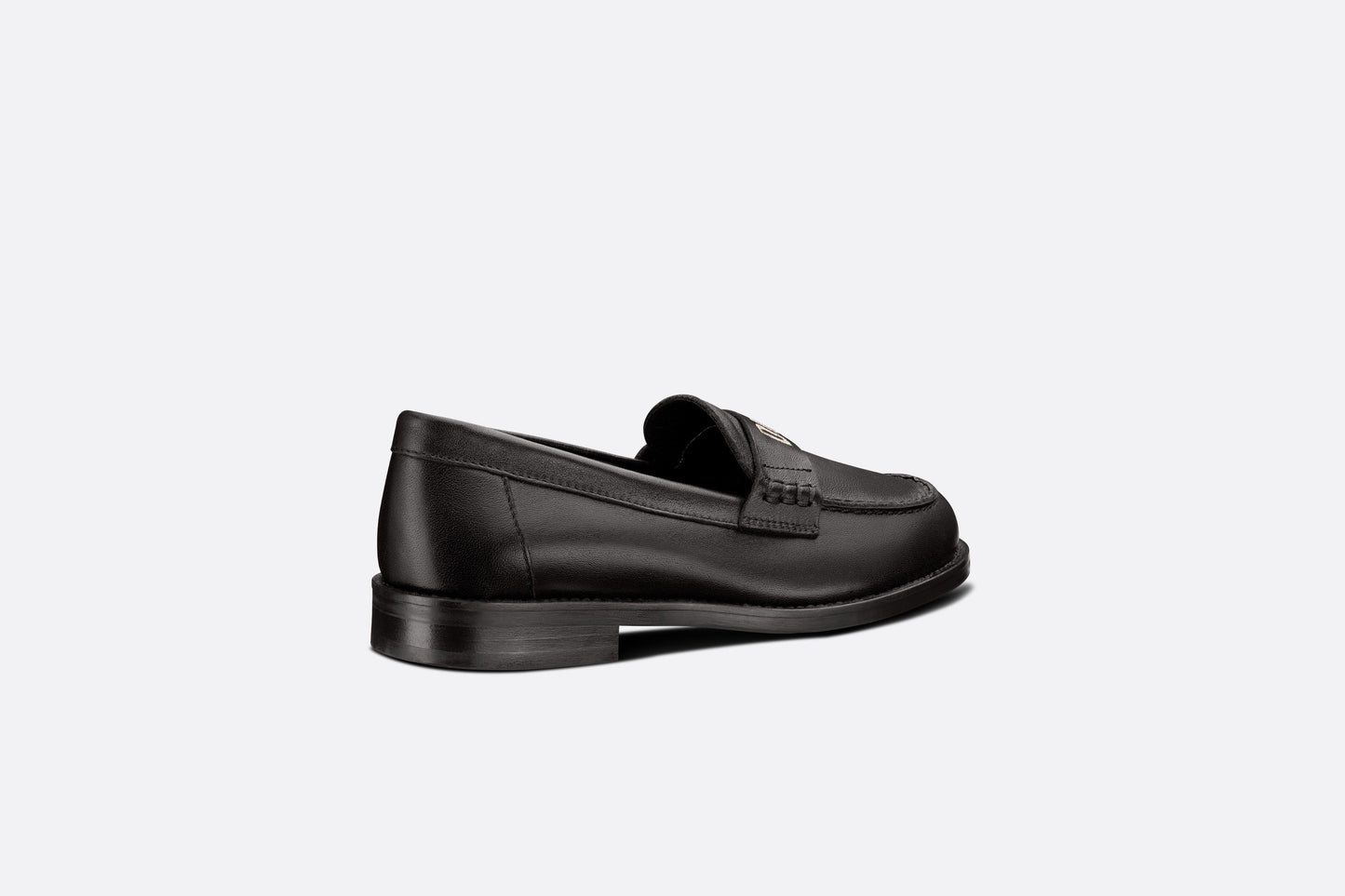 Kid's Loafer • Black Calfskin