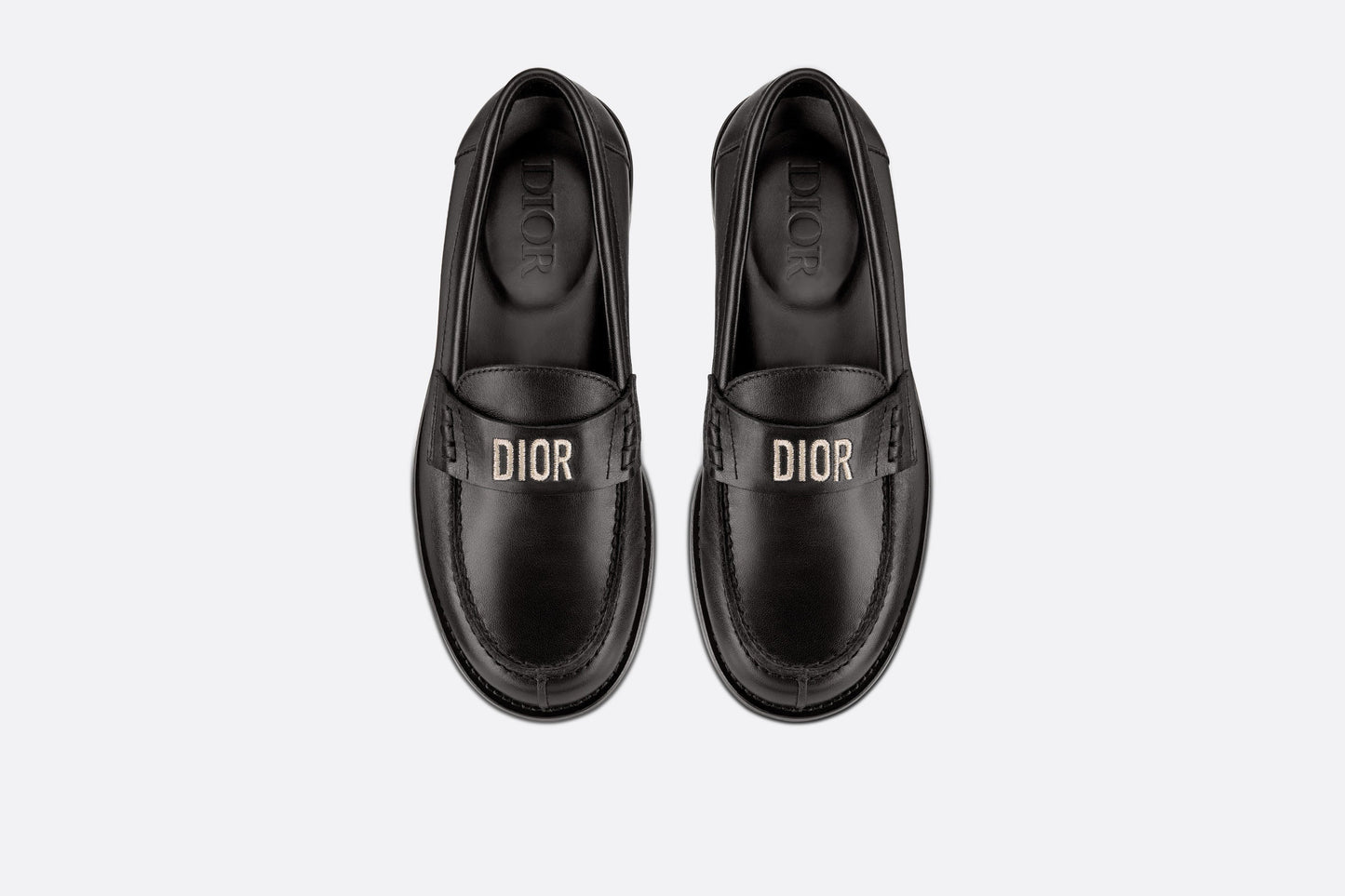 Kid's Loafer • Black Calfskin
