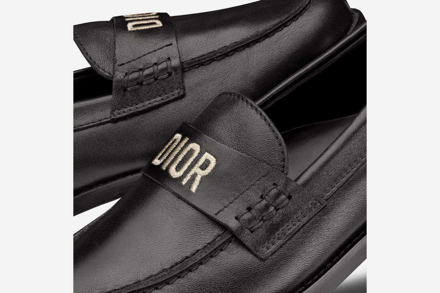 Kid's Loafer • Black Calfskin