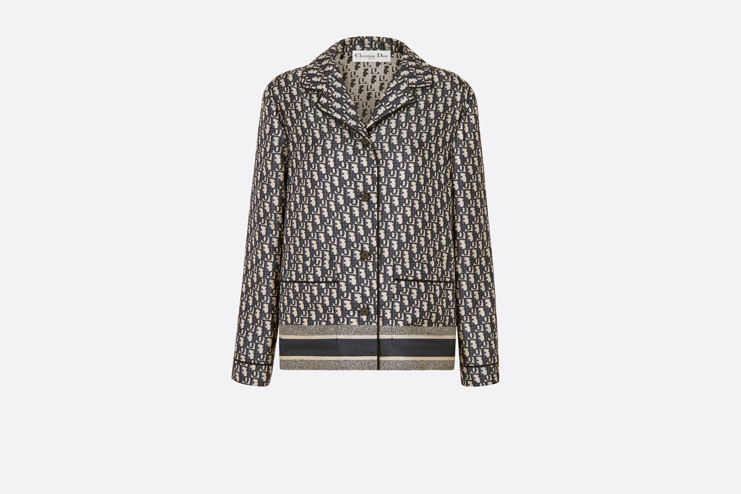 Jacket • Blue Dior Oblique Silk Twill