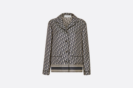 Jacket • Blue Dior Oblique Silk Twill