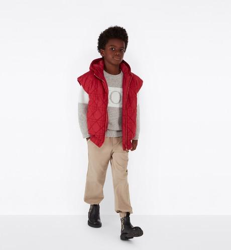 Sweater • Heathered Beige and Ivory Wool Tricot Knit and Cashmere