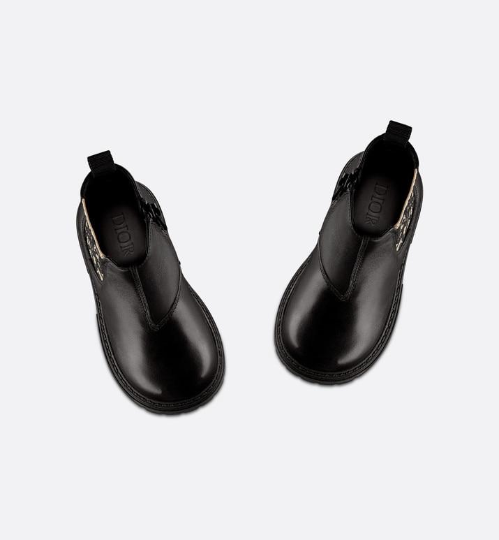 Baby Chelsea Boot • Black Polished Calfskin