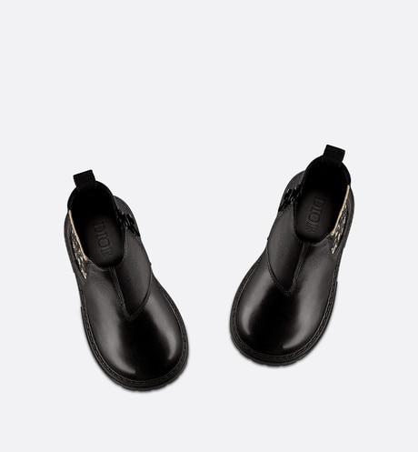 Baby Chelsea Boot • Black Polished Calfskin