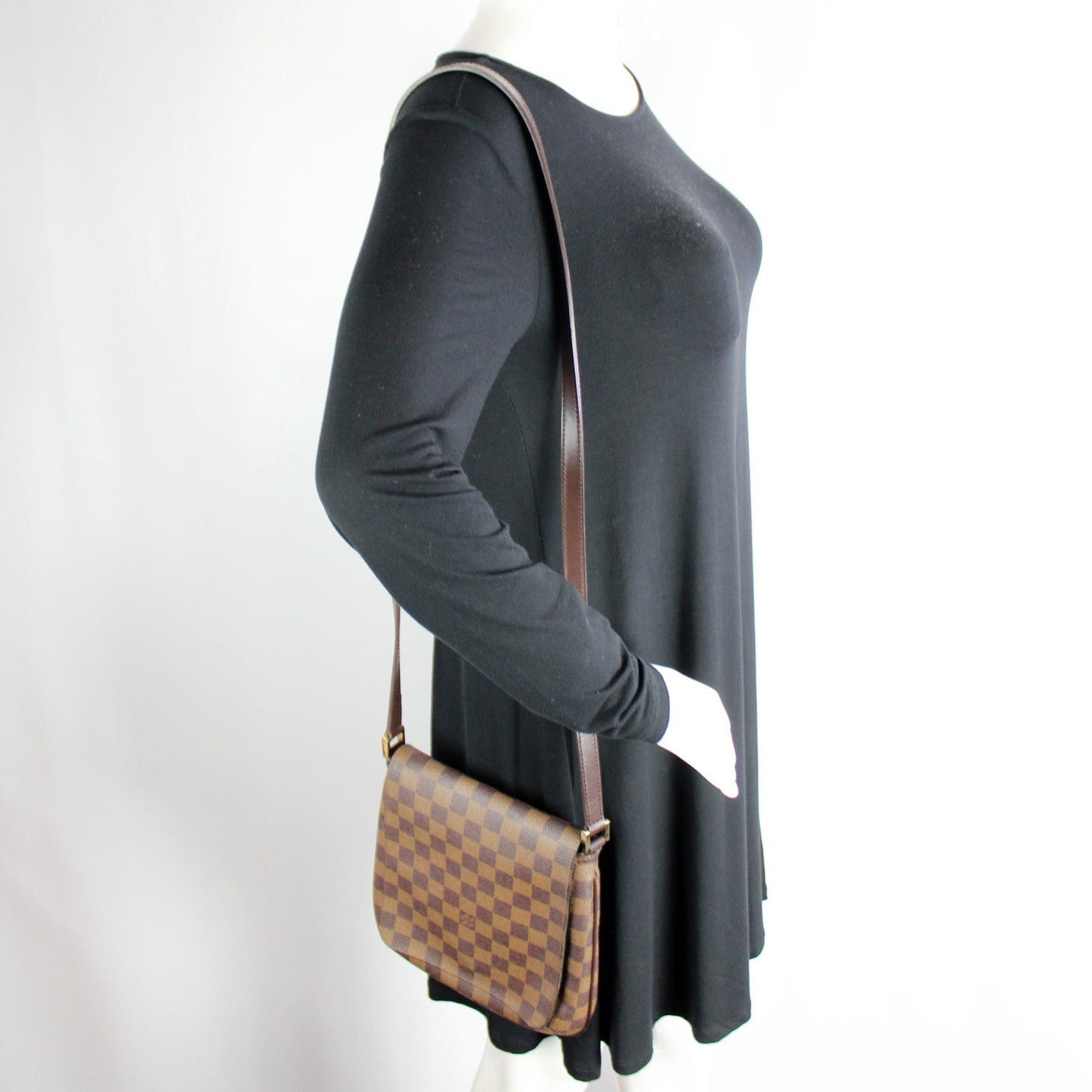 Musette Salsa Long Damier Ebene