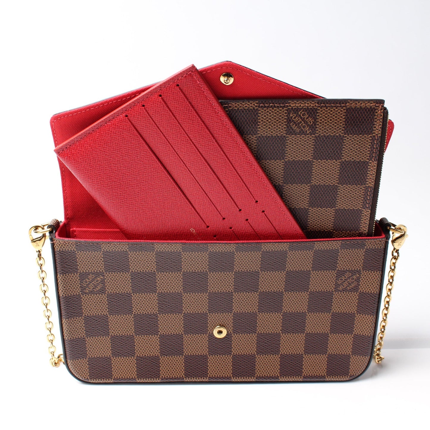 Pochette Felicie Damier Ebene