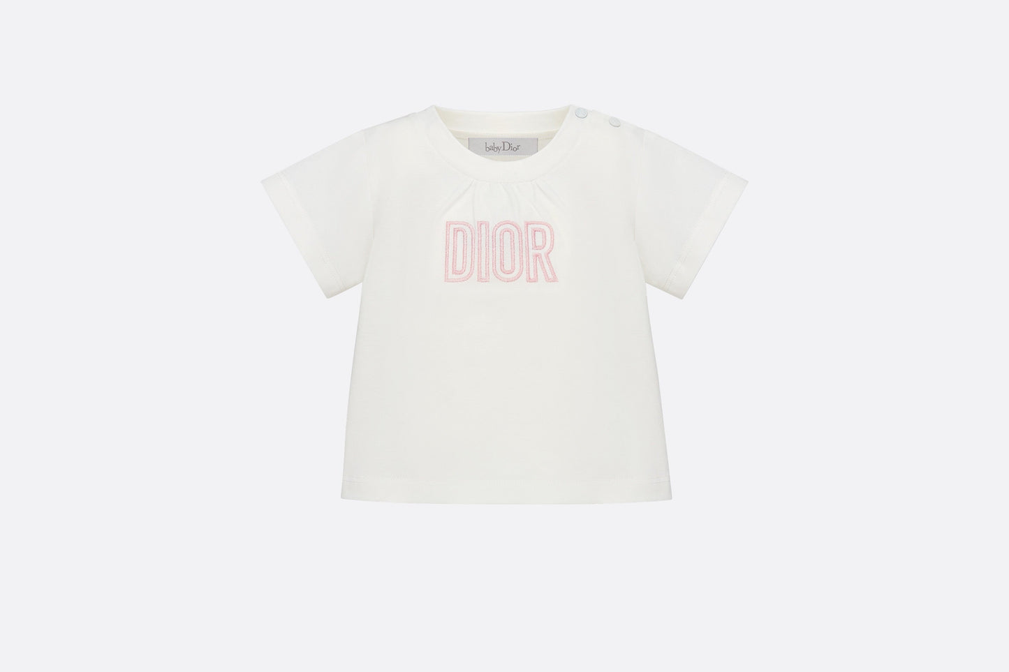 Baby T-Shirt • White Cotton Jersey