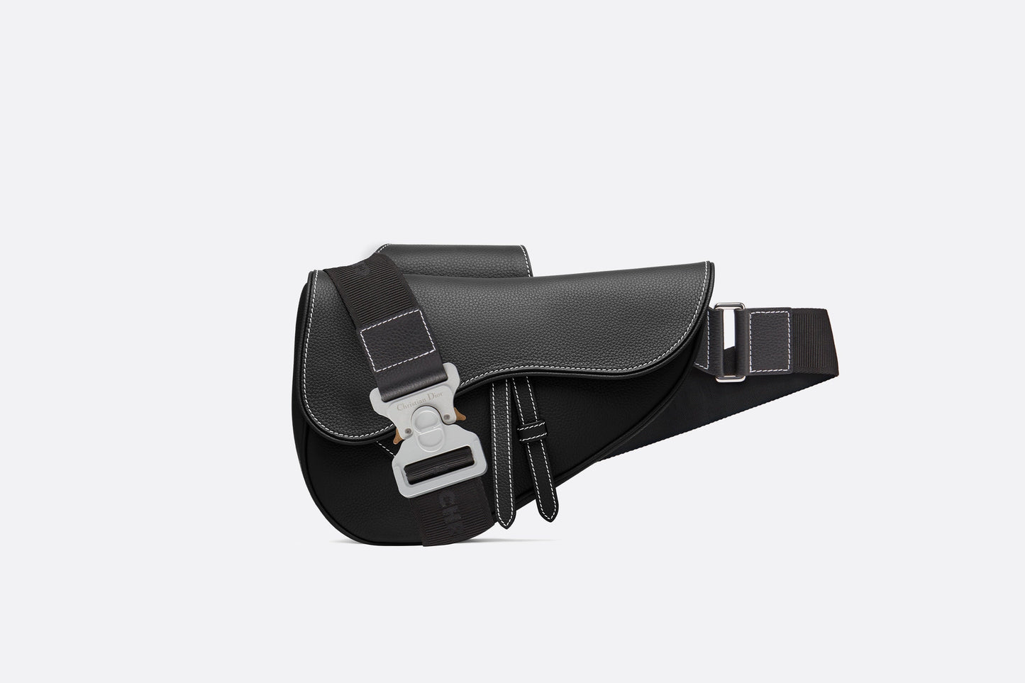Saddle Bag • Black Grained Calfskin