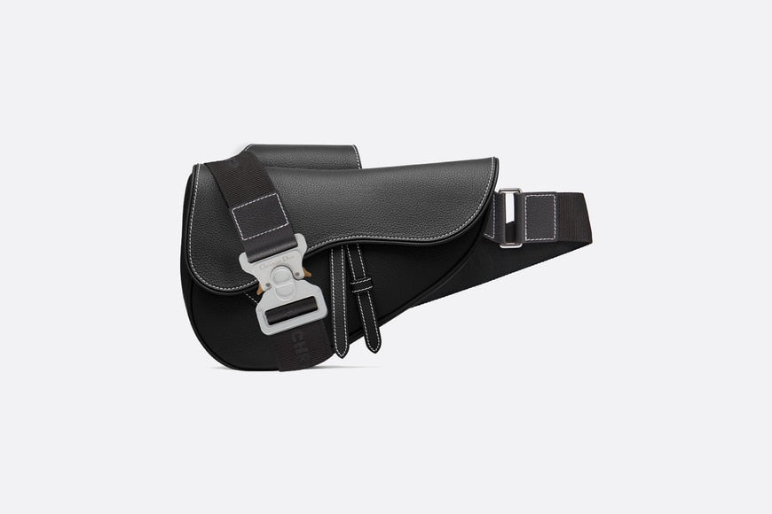 Saddle Bag • Black Grained Calfskin