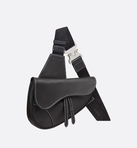Saddle Bag • Black Grained Calfskin