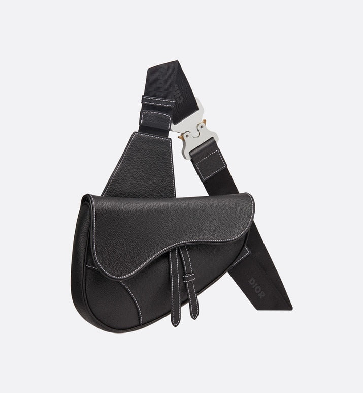 Saddle Bag • Black Grained Calfskin