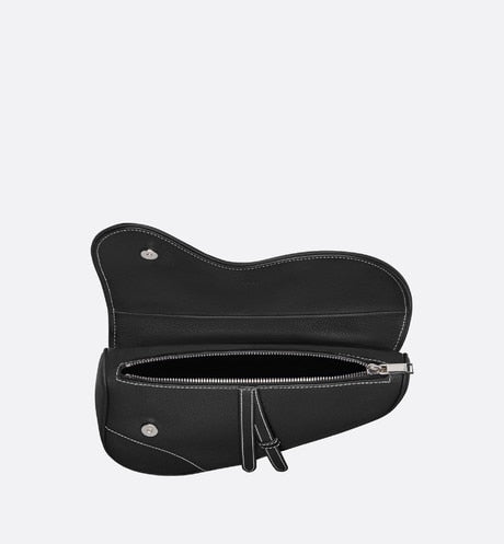 Saddle Bag • Black Grained Calfskin
