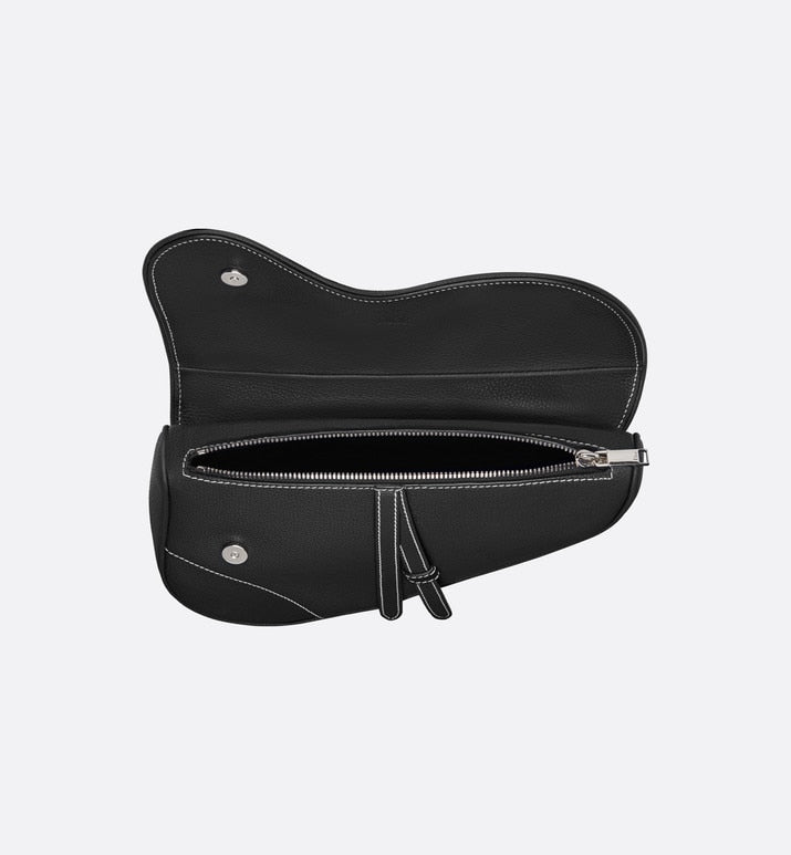 Saddle Bag • Black Grained Calfskin