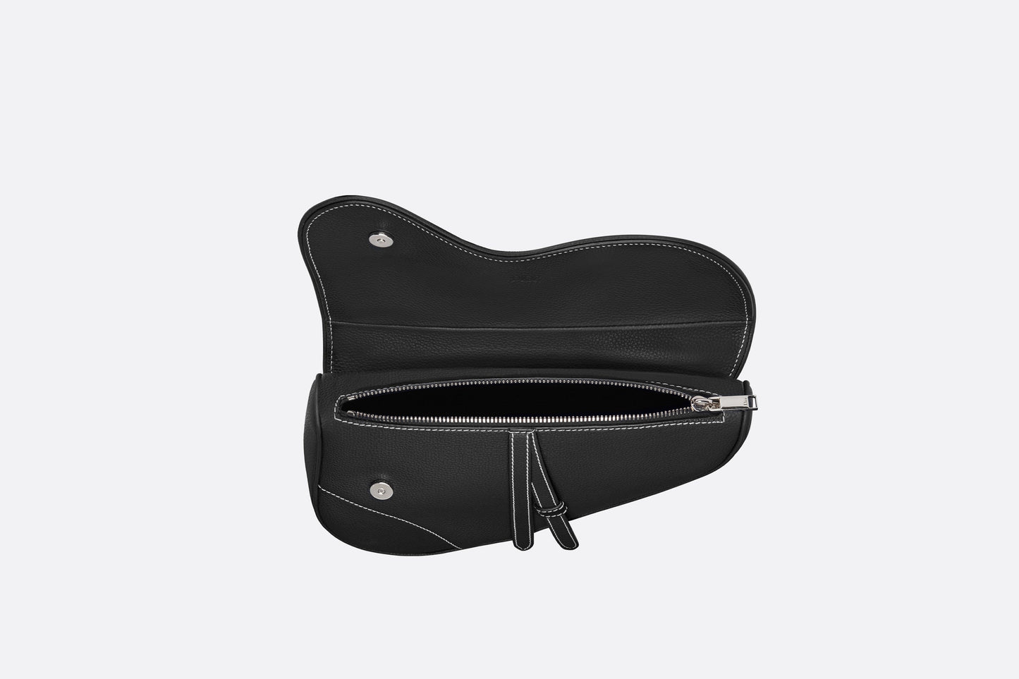 Saddle Bag • Black Grained Calfskin