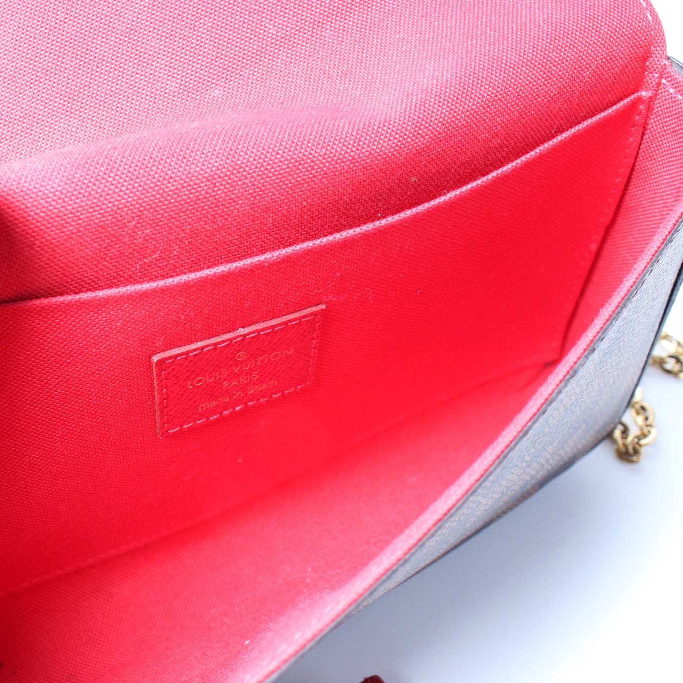 Pochette Felicie Damier Ebene