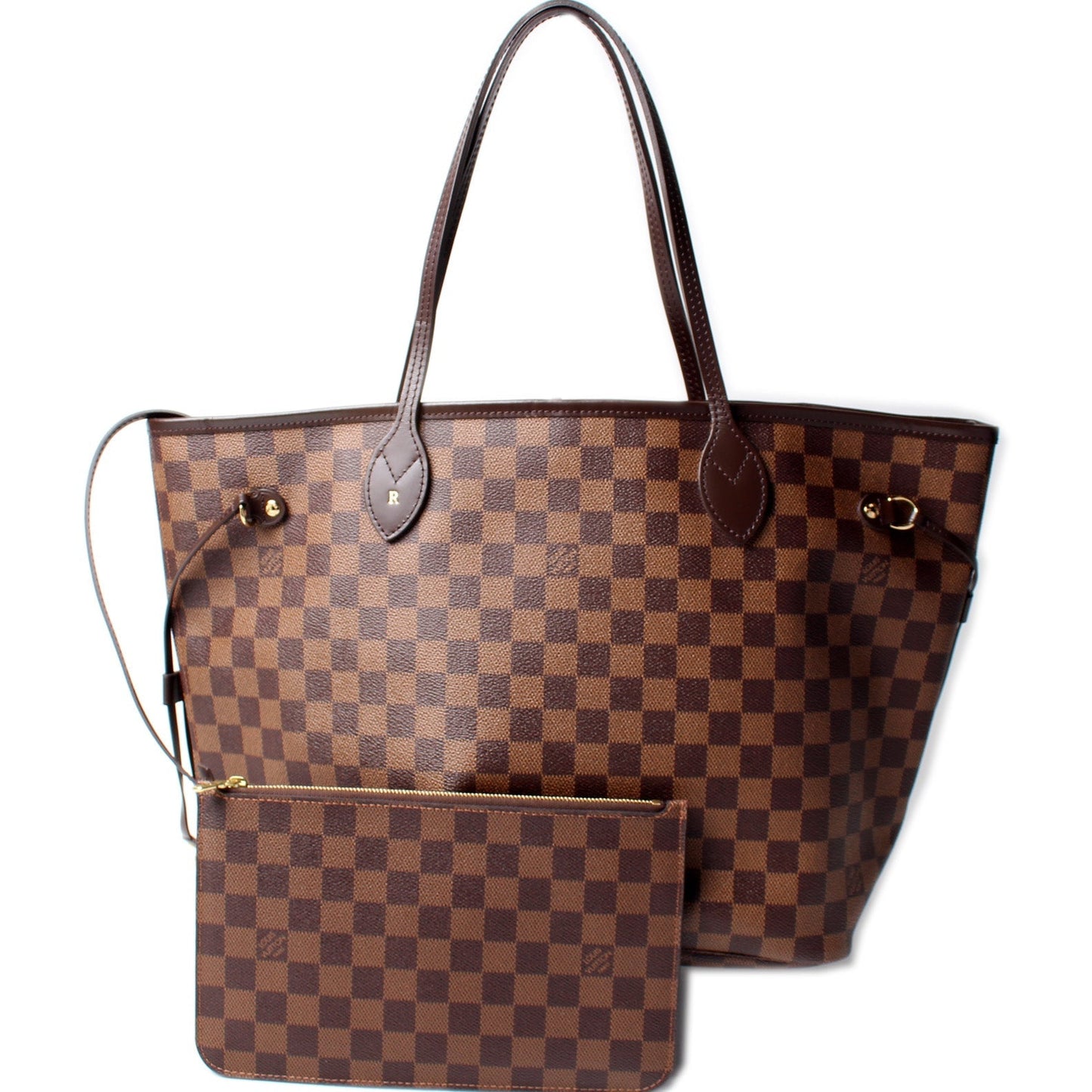 Neverfull MM W/ Wallet Damier Ebene