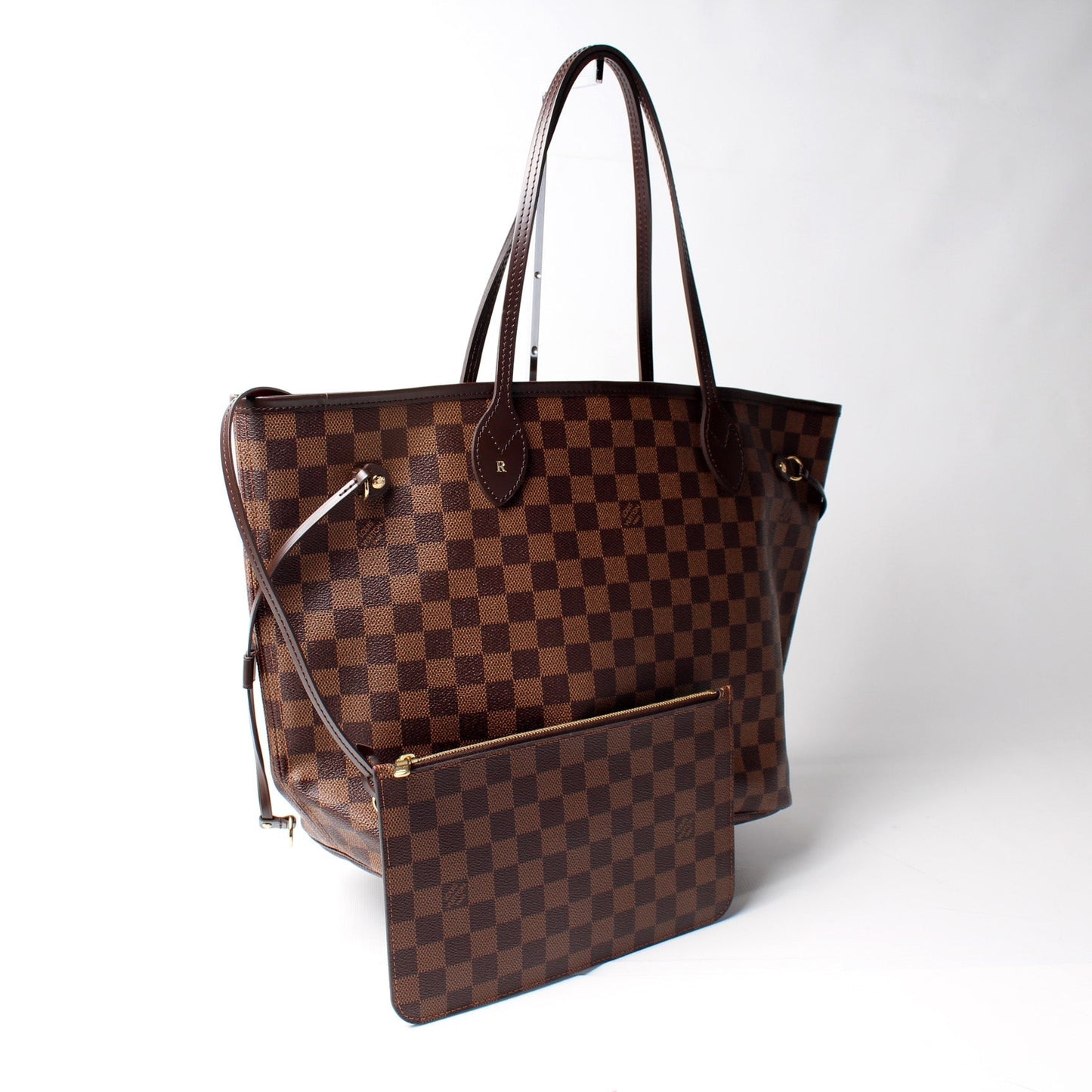 Neverfull MM W/ Wallet Damier Ebene