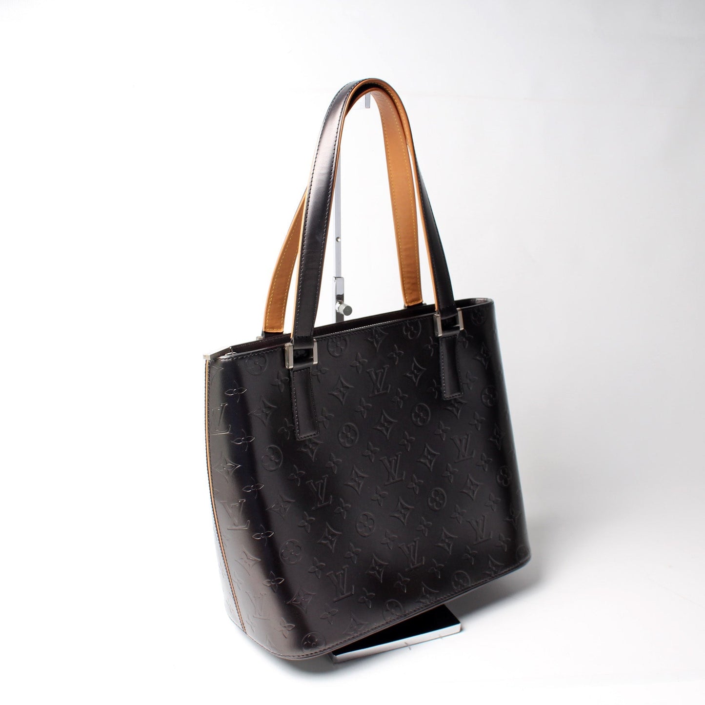 Stockton Monogram Matte Leather