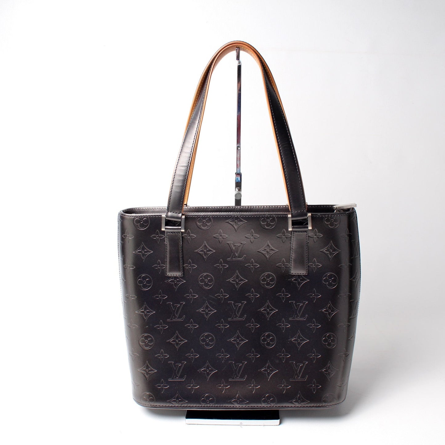 Stockton Monogram Matte Leather